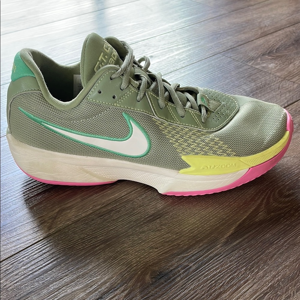 Nike Men’s Green and Pink Athletic Shoes